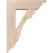 Ekena Millwork Olympic Traditional Smooth Bracket w/ Offset Brace, Douglas Fir, 7 1/2"W x 24"D x 32"H BKT0806X24X32OLY01SDF - alternate 4